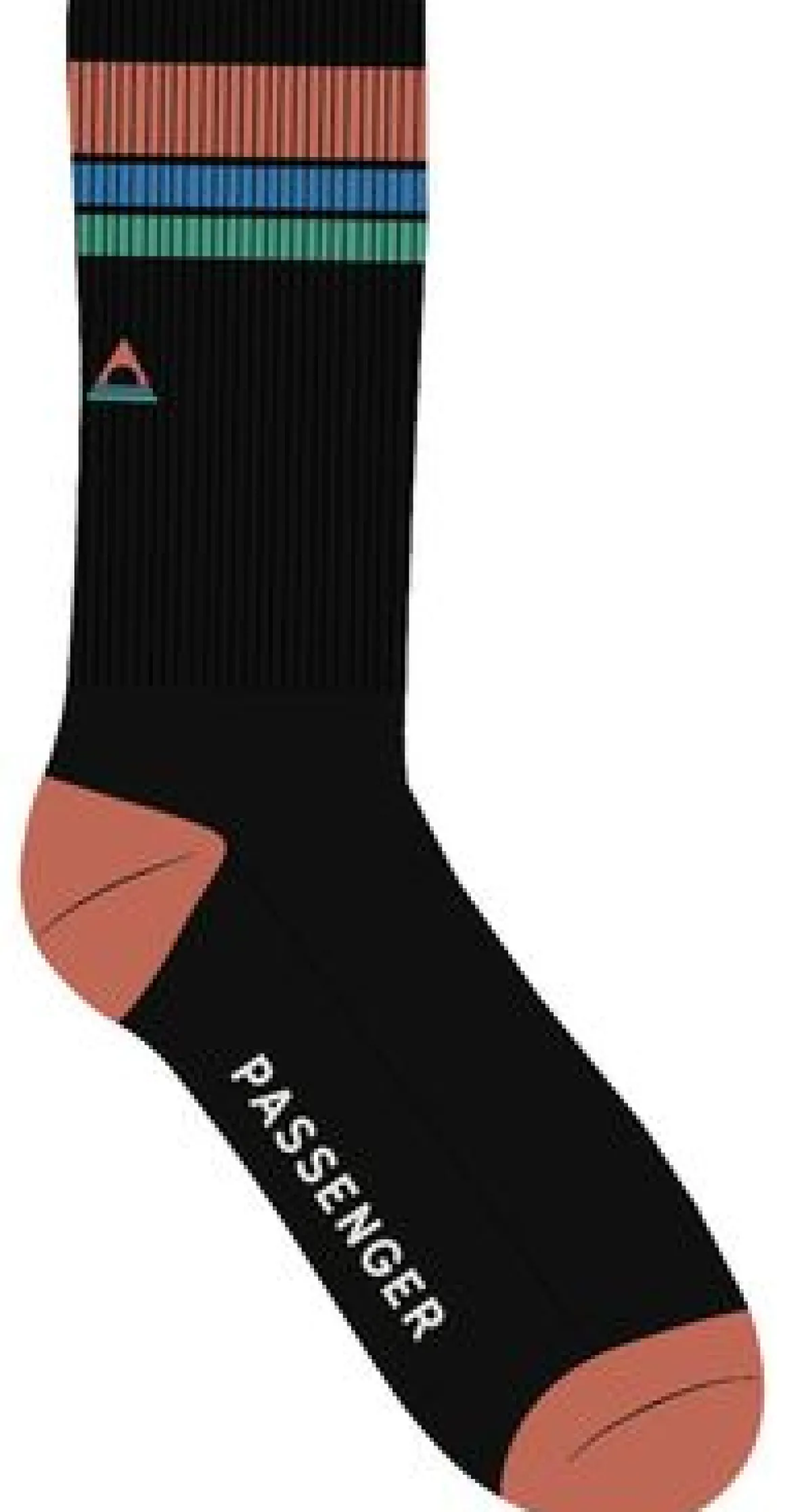 Organic Midweight Crew Socks - Black