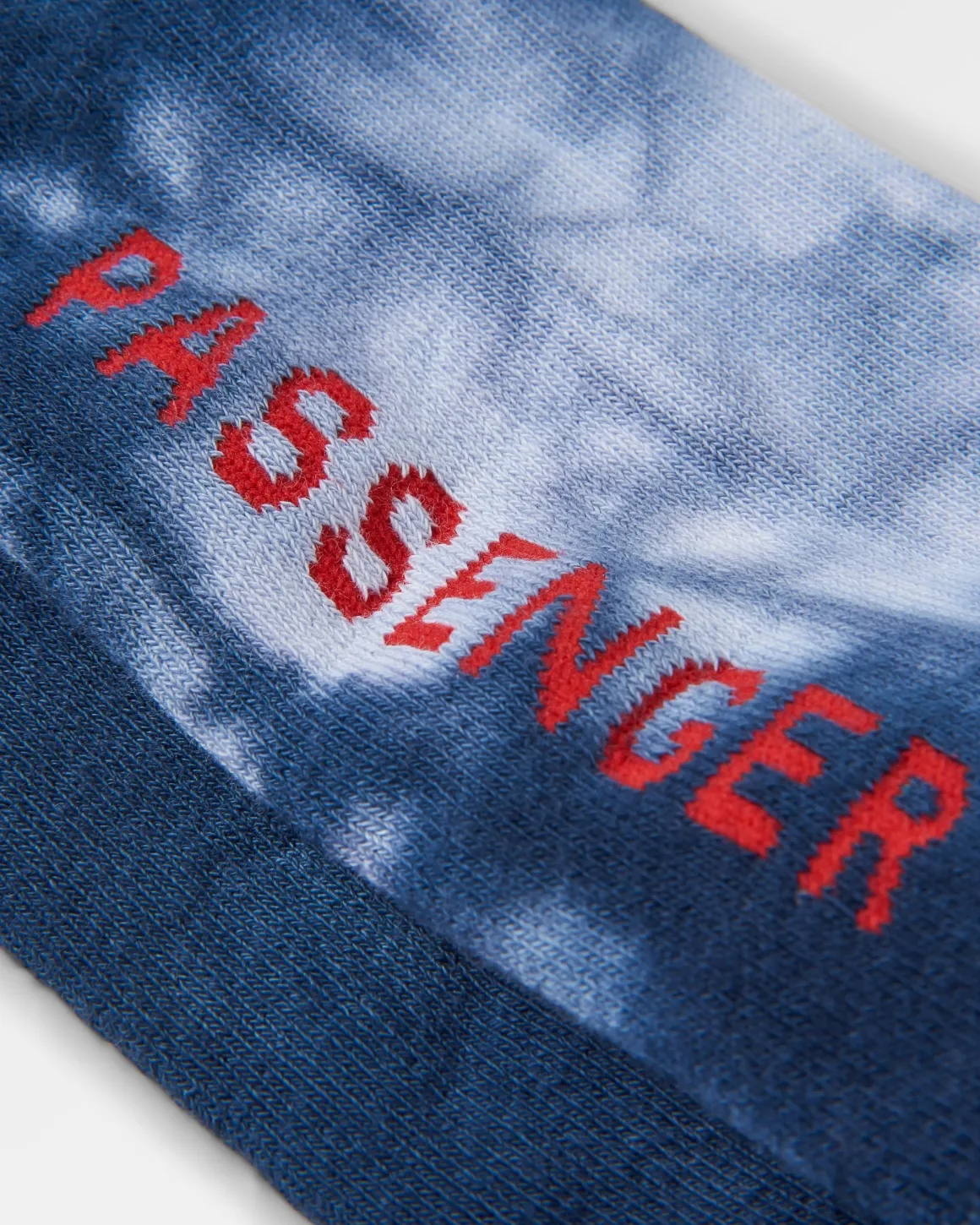 Organic Midweight Crew Socks - Tie Dye Deep Navy