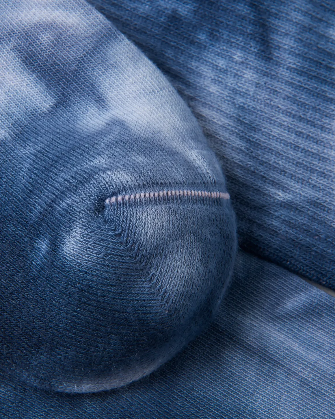 Organic Midweight Crew Socks - Tie Dye Deep Navy