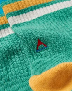 Organic Midweight Crew Socks - Arctic