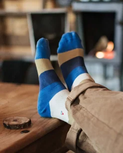 Panorama Organic Midweight Crew Socks - Scenic Toffee