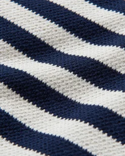 Panorama Striped Long Sleeve T-Shirt - Deep Navy