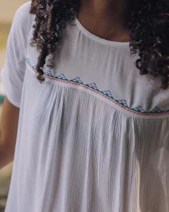 Petal Top - White