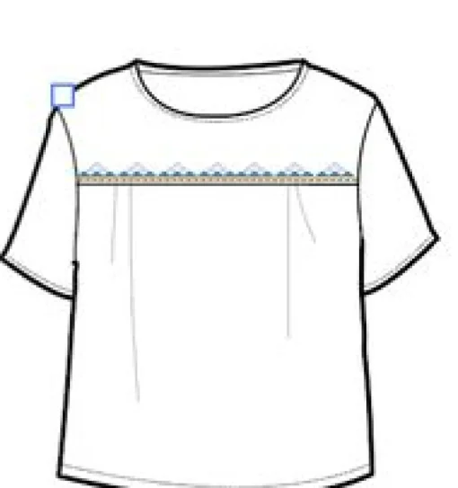 Petal Top - White