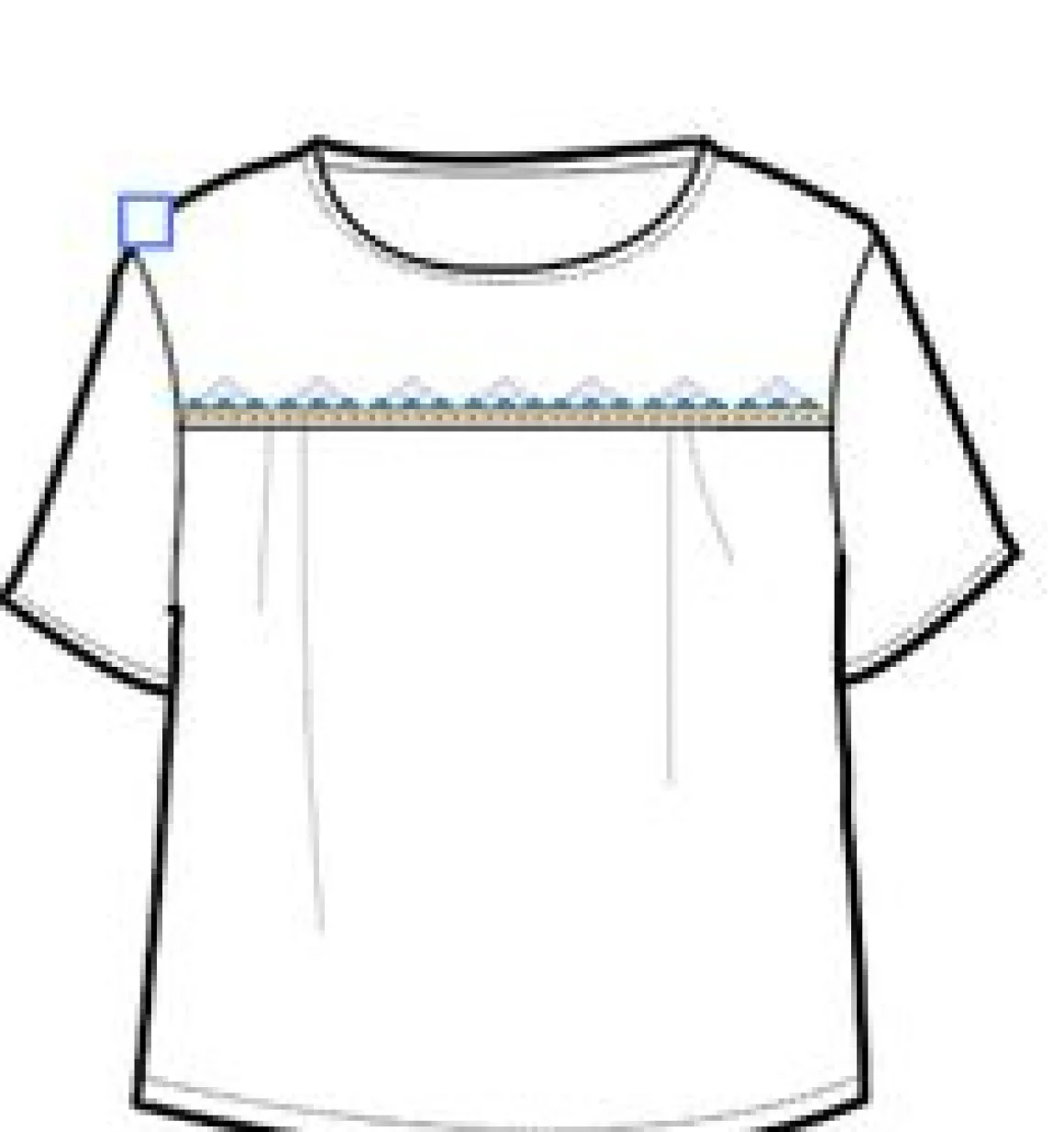 Petal Top - White