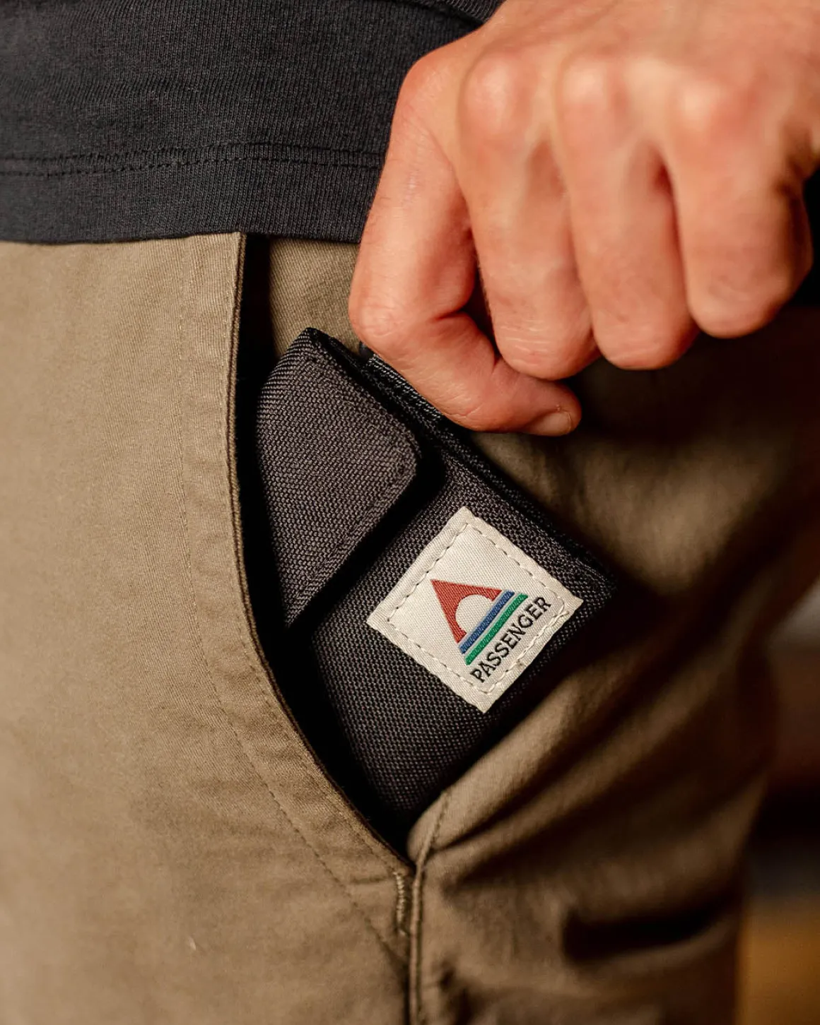 Pocket Recycled Wallet - Black