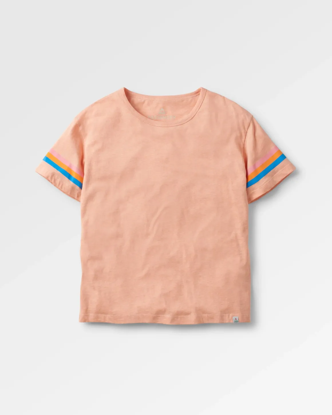 Poinsettia Organic Cotton T-Shirt - Soft Apricot Marl
