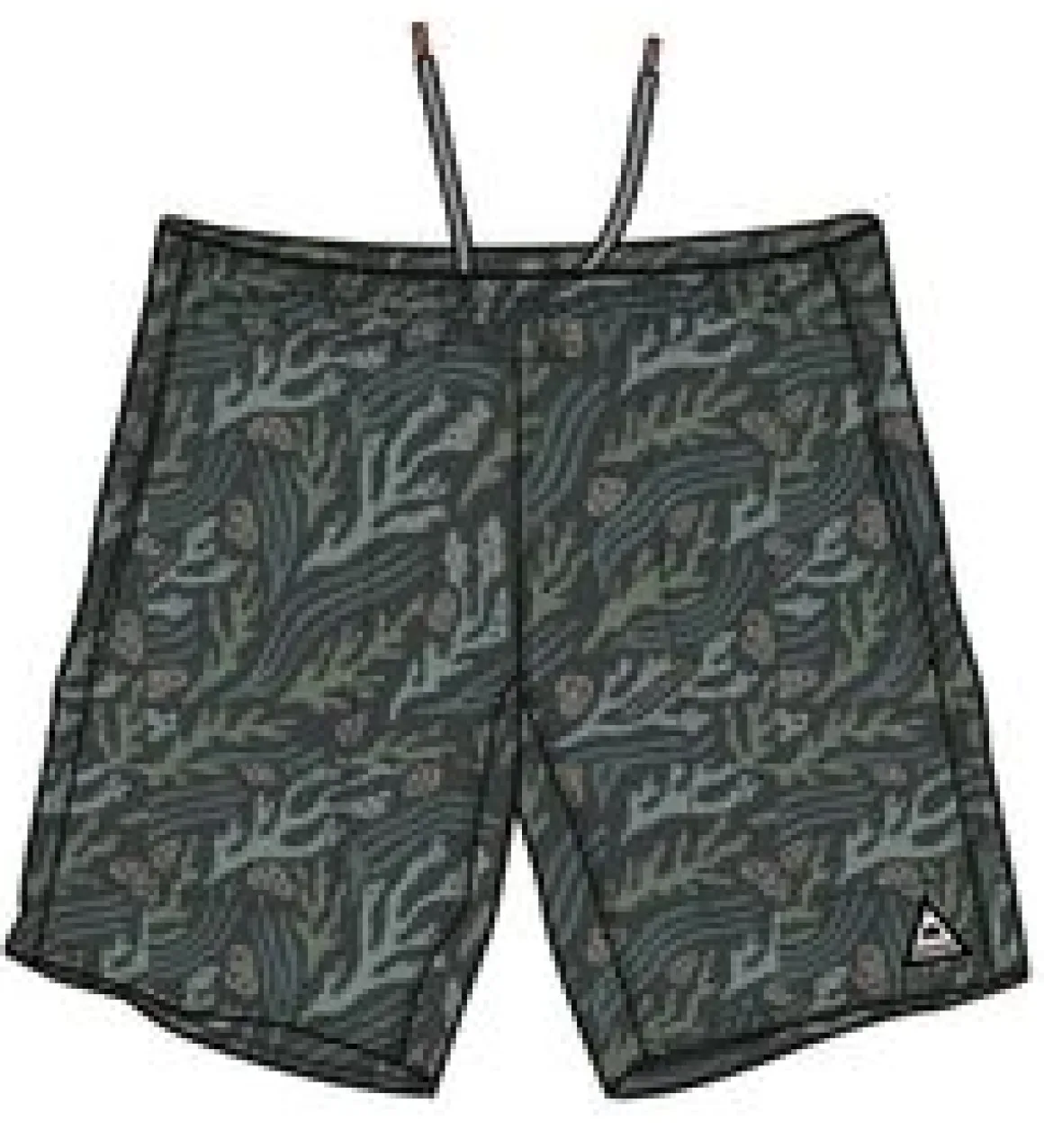 Porto Recycled All Purpose Swim Short - Ocean Current Black