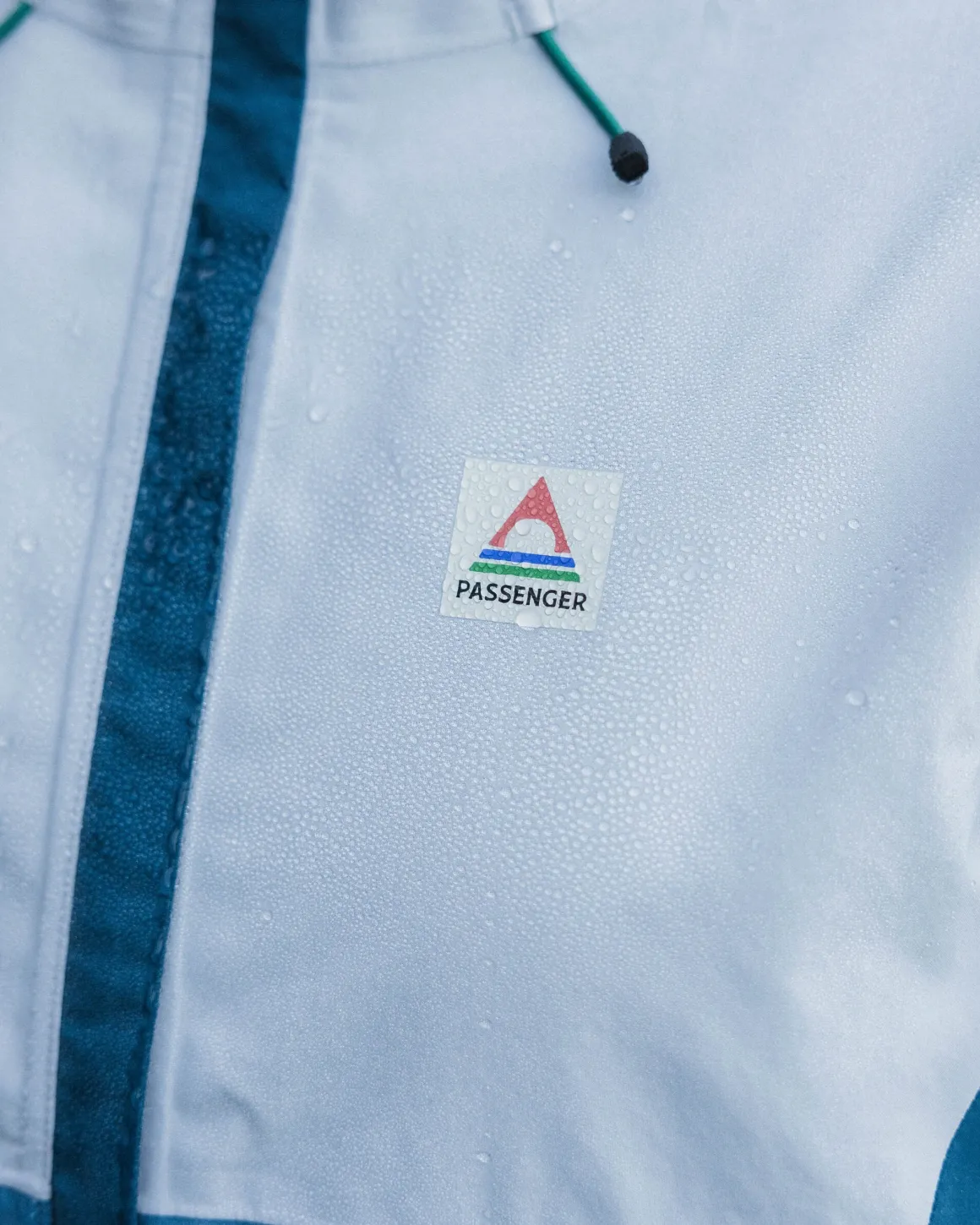 Rainstorm Recycled Waterproof Jacket - Gray Blue/Blue Steel