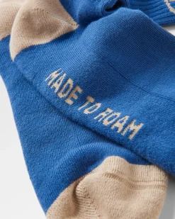 Rambler Organic Midweight Crew Socks - Moonlight Blue