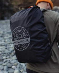 Recycled Backpack Cover (18-35L) - Black