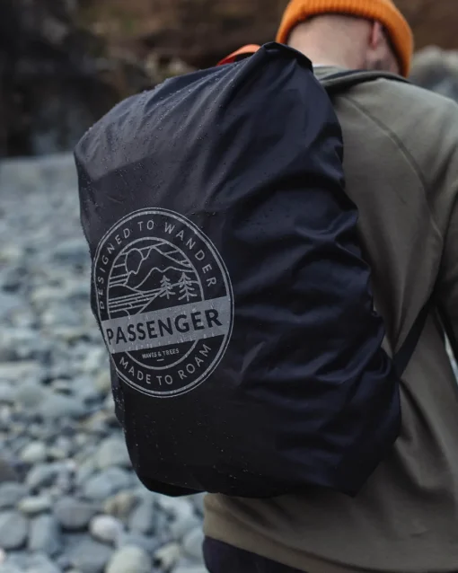 Recycled Backpack Cover (18-35L) - Black