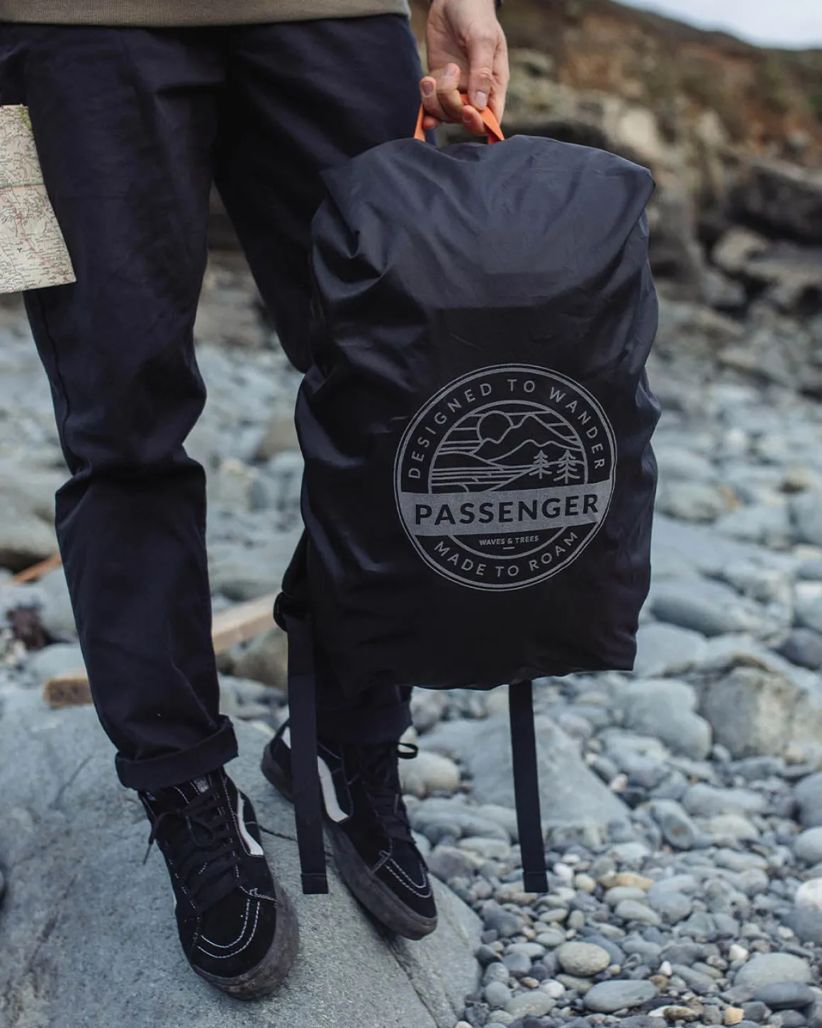 Recycled Backpack Cover (18-35L) - Black