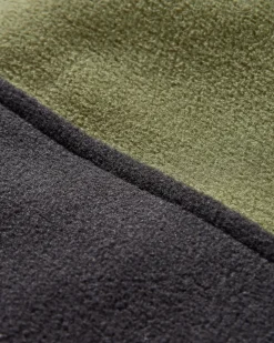 Recycled Polar Fleece Jogger - True Black/Khaki Green