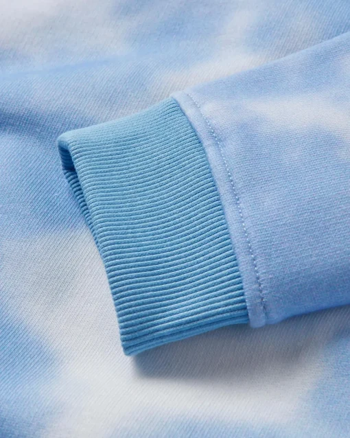 Rediscover Organic Cotton Sweatshirt - Tie Dye Cornflower