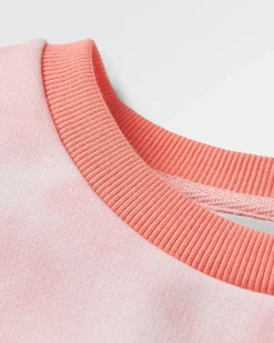 Rediscover Organic Cotton Sweatshirt - Tie Dye Shell Pink