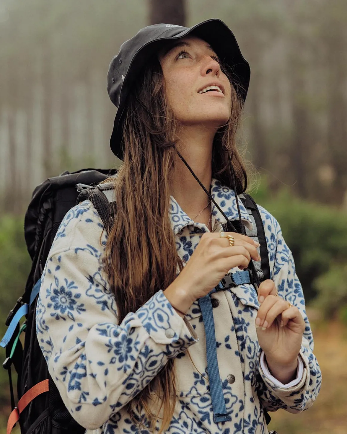 Relaxed Organic Bucket Hat - Black