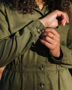 Resonate Boiler Suit - Khaki Green