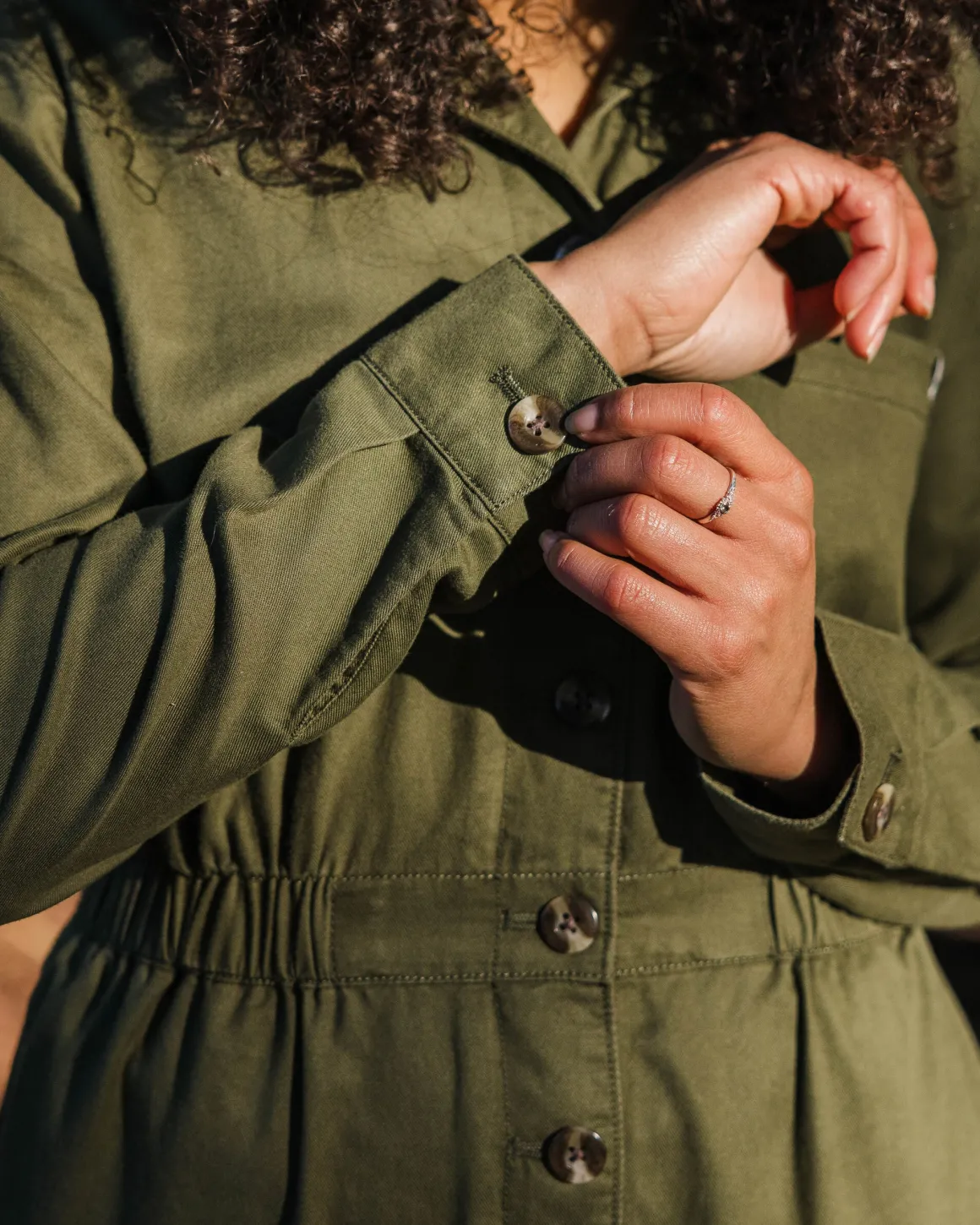 Resonate Boiler Suit - Khaki Green