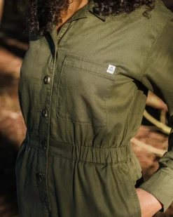 Resonate Boiler Suit - Khaki Green