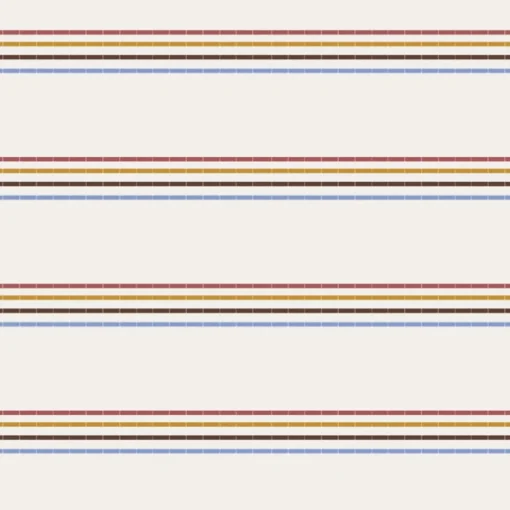 Retro Vibes Organic Cotton T-Shirt - Retro Stripe