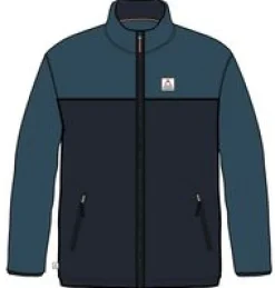 Ridge 2.0 Full Zip Recycled Polar Fleece - Tidal Blue/Rich Navy