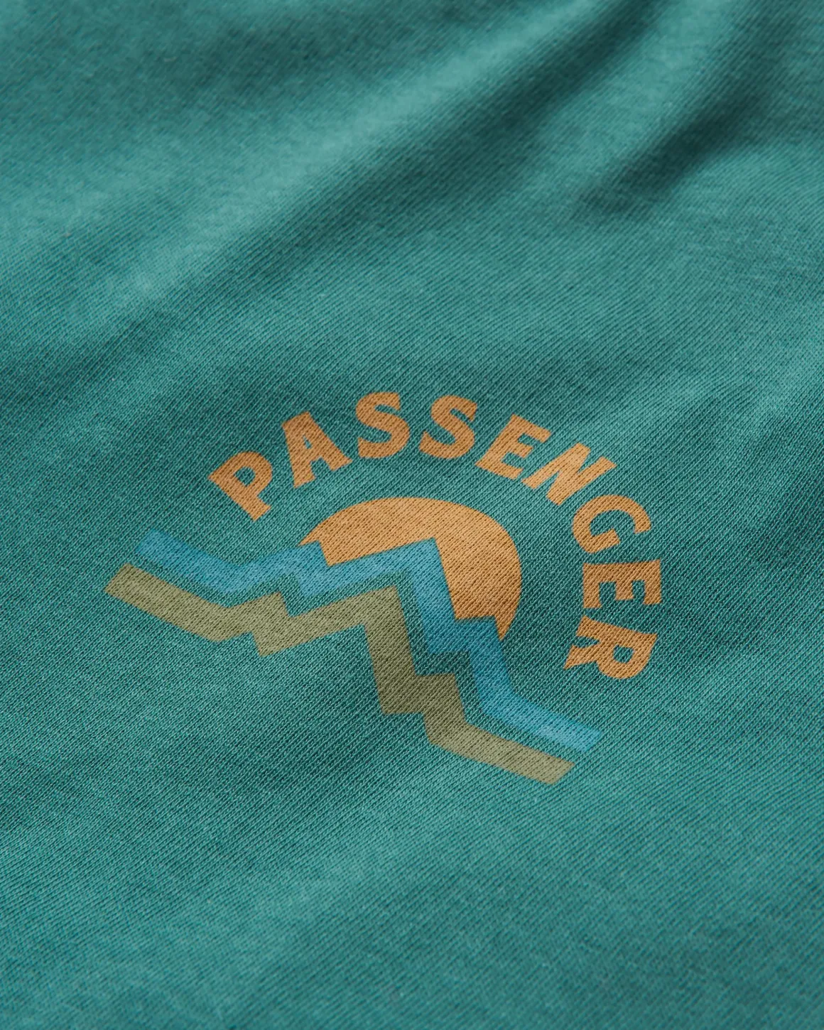 Riser Recycled Cotton Long Sleeve T-Shirt - Mediterranean