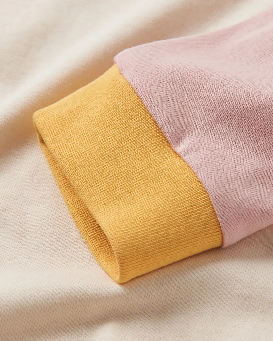 Riser Recycled Cotton Long Sleeve T-Shirt - Birch