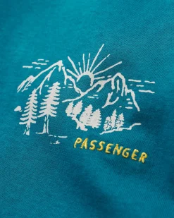 Riser Recycled Long Sleeve T-Shirt - Blue Coral