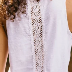 Rivergate Recycled Cotton Top - White