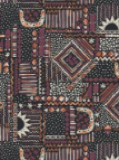 Rivergate Recycled Cotton Dress - Vintage Patchwork Black/Multi