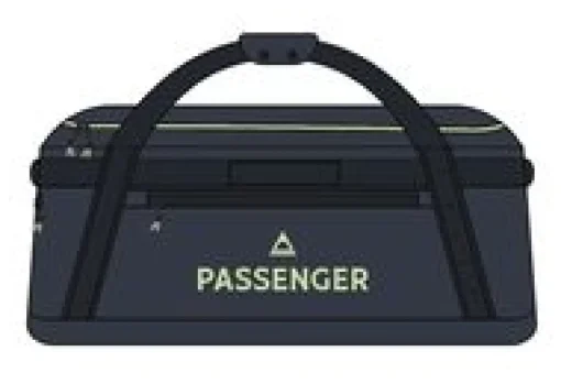 Roamer Recycled 80L Duffel Bag - Black