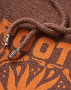 Rooted In Nature Long Sleeve Hoodie - Chestnut