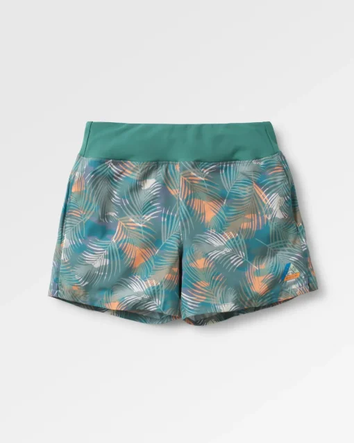 Roundtrip Recycled All Purpose Trail Short - Palm Camo Deep Sea