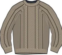 Sandbar Cable Knitted Sweater - Stone