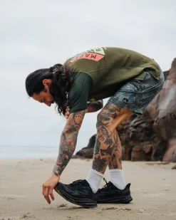 Sandune Trail Shorts - Abstract Seaweed Pistachio