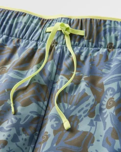 Sandune Trail Shorts - Abstract Seaweed Pistachio