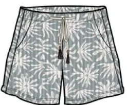 Santosa Organic Cotton Cord Shorts - Seaweed Pistachio
