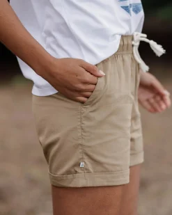 Santosa Twill Shorts - Biscuit