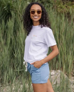 Santosa Twill Shorts - Blue Shadow