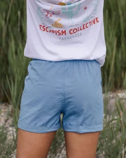 Santosa Twill Shorts - Blue Shadow