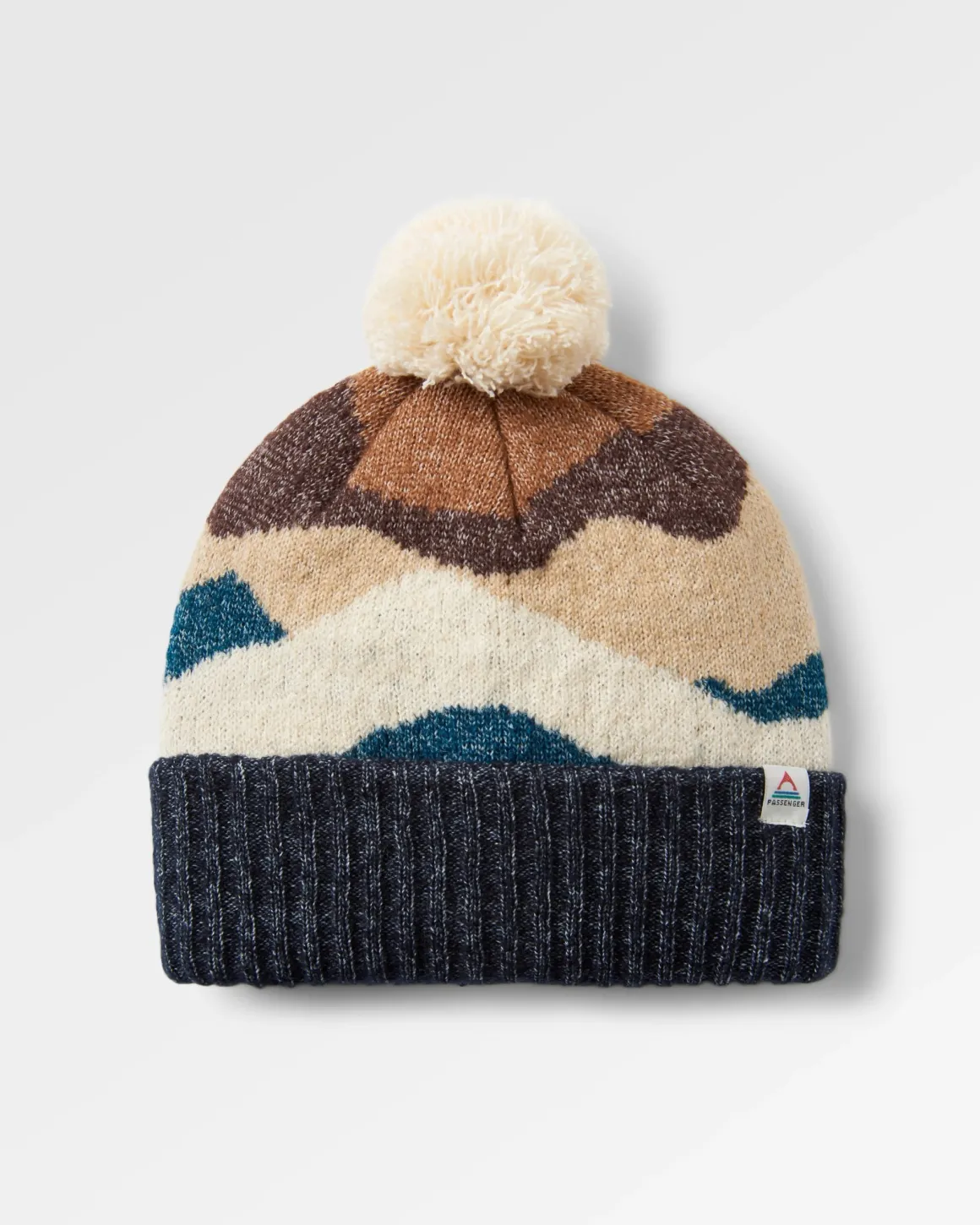 Scenic Recycled Bobble Hat - Scenic Toffee