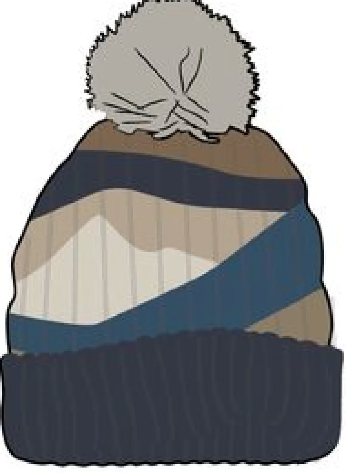 Scenic Recycled Bobble Hat - Scenic Toffee