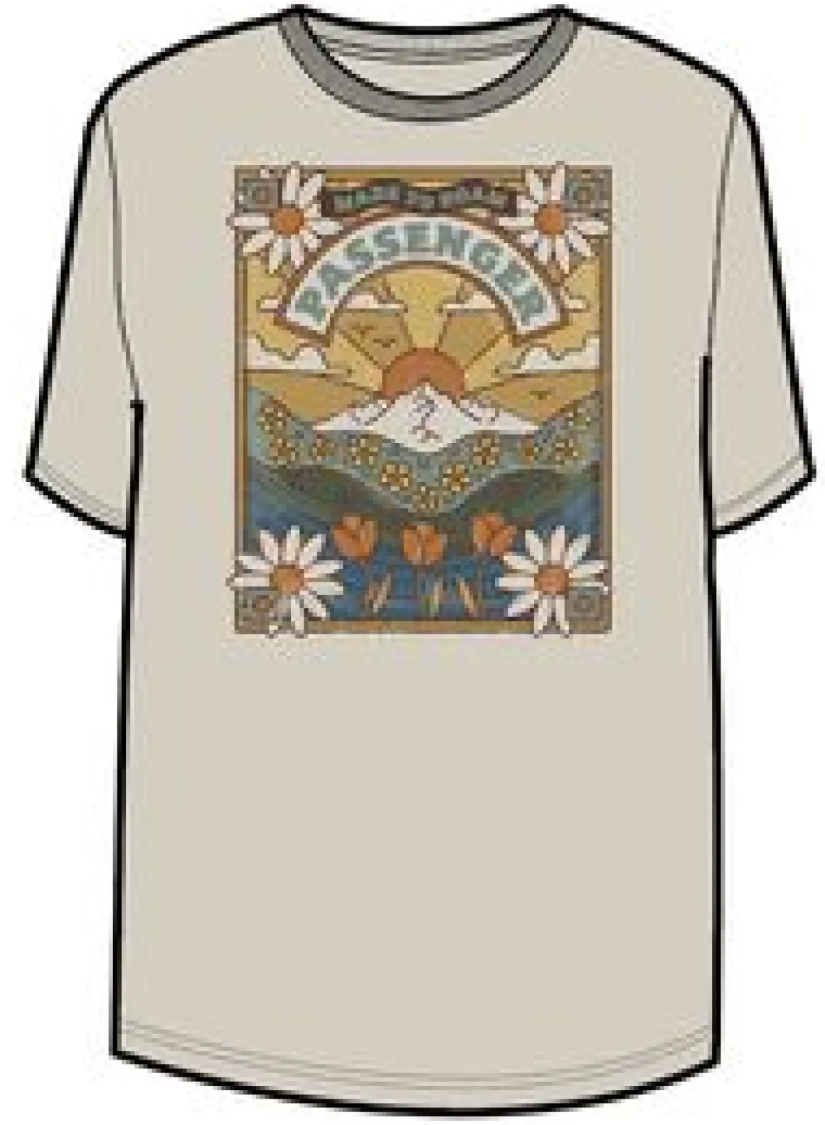 Seasonal Recycled Cotton Oversized T-Shirt - Birch