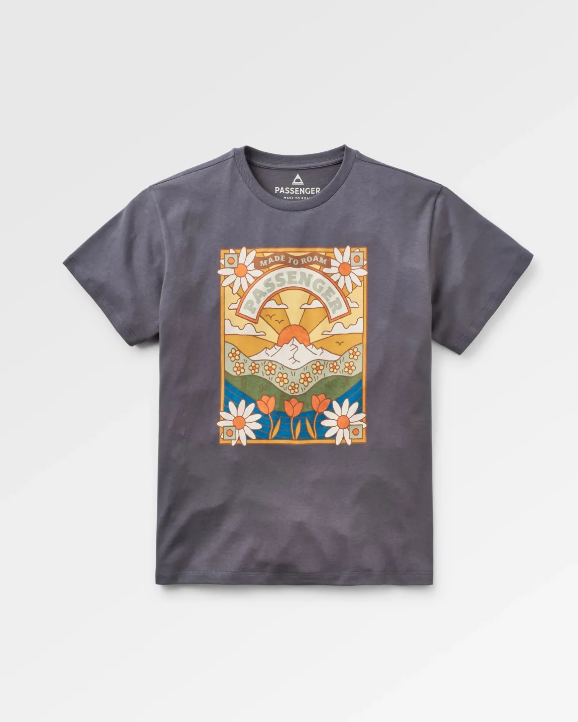 Seasonal Recycled Cotton Oversized T-Shirt - Charcoal