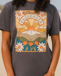 Seasonal Recycled Cotton Oversized T-Shirt - Charcoal