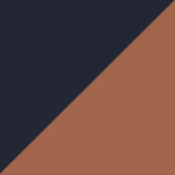 Set Off Recycled Polar Quarter Zip Fleece - Rich Navy/ Burnt Orange