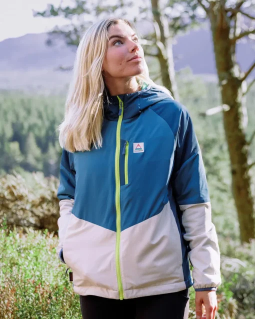 Shasta Lightweight Women's Recycled Thermore Insulated Jacket - Tidal Blue/Blue Steel/Birch