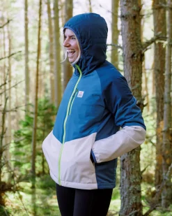 Shasta Lightweight Women's Recycled Thermore Insulated Jacket - Tidal Blue/Blue Steel/Birch