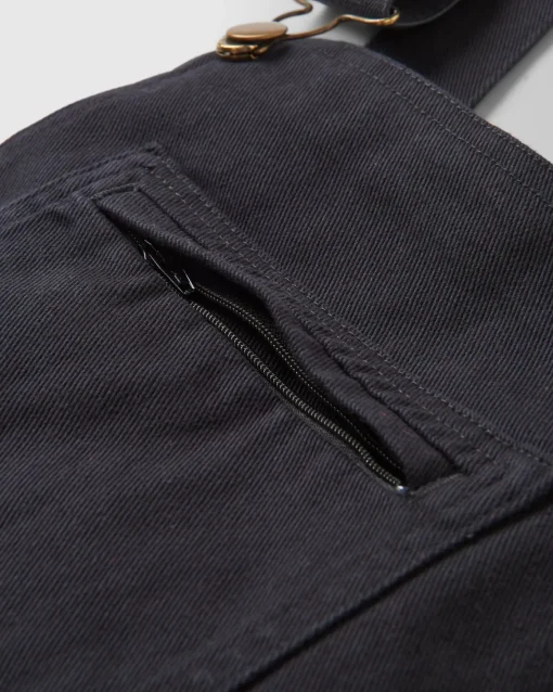 Shuffle Organic Cotton Overalls - Black